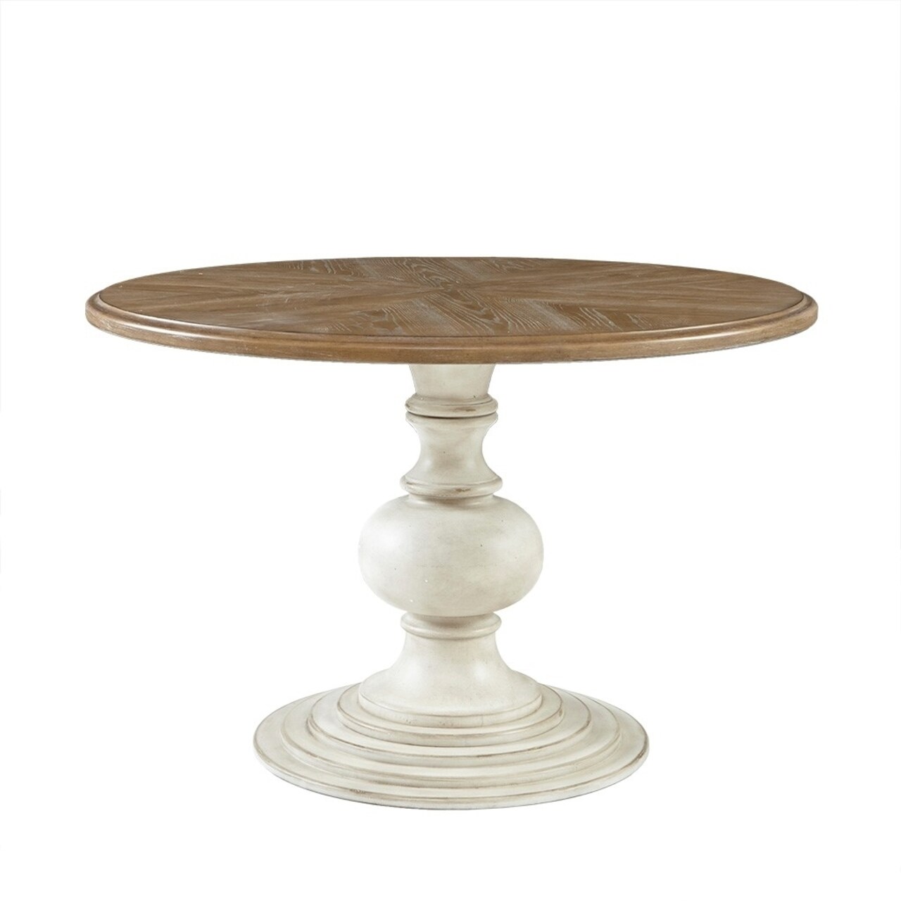 Gracie Mills Devin Classic Charm 46-Inch Round Pedestal Dining Table -